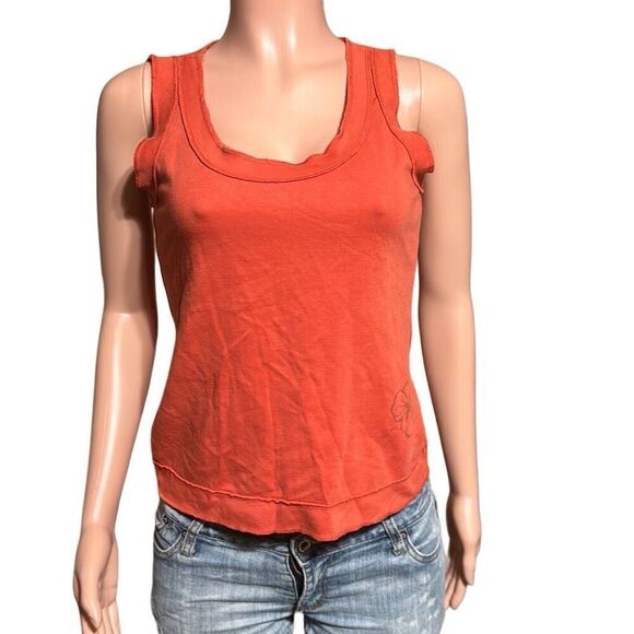 Women's picante sleeveless ruffle tank top M - Picture 2 of 6
